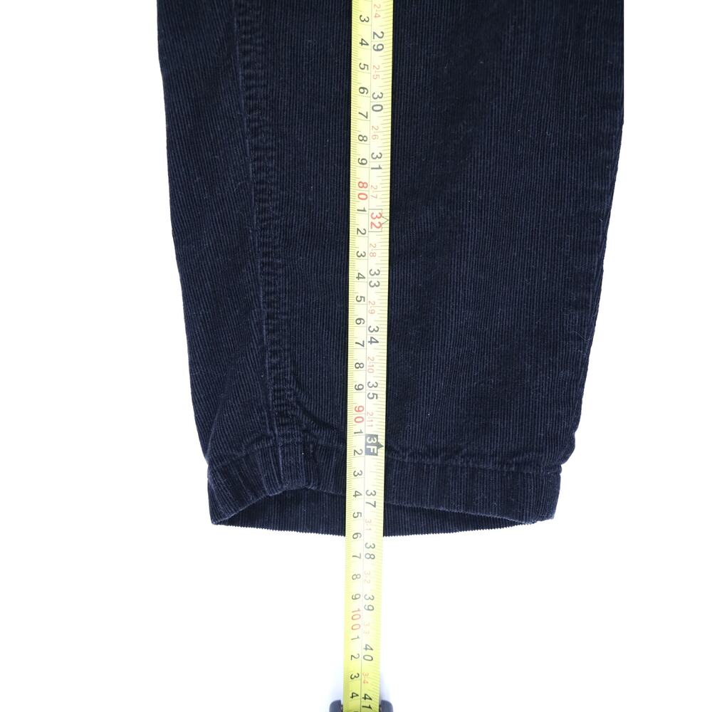 Contemporary Modern Minimalist COS Black Corduroy Barrel Leg Crop Pants — Size 6 - Picture 11 of 12
